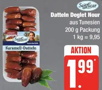 Edeka SanLucar Datteln Deglet Nour 200 g Packung Angebot