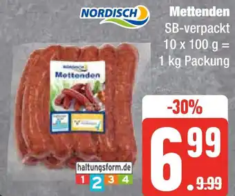 Edeka NORDISCH Mettenden 1 kg Packung Angebot