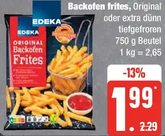 Edeka EDEKA Backofen Frites 750 g Beutel Angebot