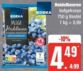 Edeka EDEKA Heidelbeeren 750 g Beutel Angebot