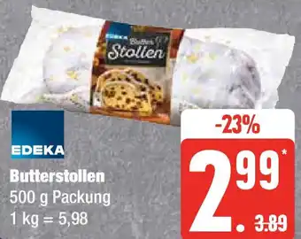 Edeka EDEKA Butterstollen 500 g Packung Angebot