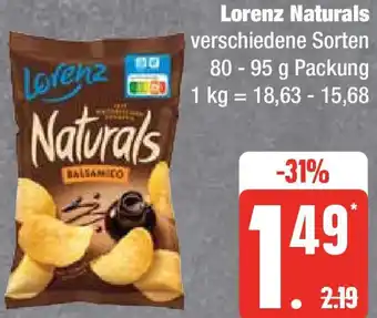 Edeka Lorenz Naturals 80-95 g Packung Angebot