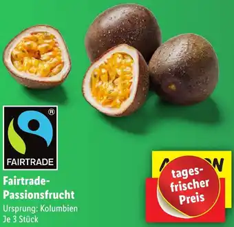 Lidl Fairtrade Passionsfrucht 3 Stück Angebot