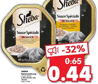 Kaufland SHEBA Katzennahrung 85 g Schale oder Beutel Angebot