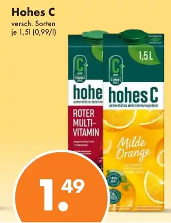 Trink und Spare Hohes C versch. Sorten je 1,5L Angebot