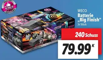 Lidl WECO Batterie ,,Big Finish" 240 Schuss Angebot