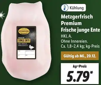 Lidl Metzgerfrisch Premium Frische junge Ente Ca. 1,8-2,4 kg Angebot