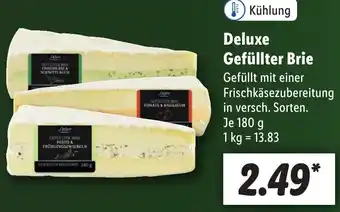 Lidl Deluxe Gefüllter Brie 180 g Angebot