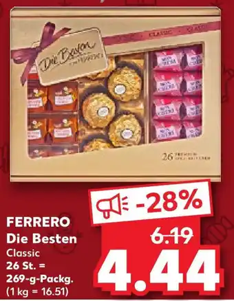 Kaufland FERRERO Die Besten 269 g Packg. Angebot