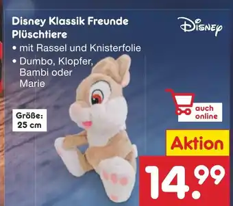 Netto Marken-Discount Disney Klassik Freunde Plüschtiere Angebot