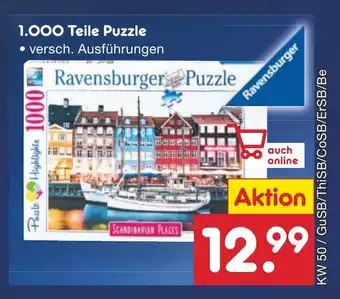 Netto Marken-Discount Ravensburger Puzzle Puzzle Highlights 1000 Angebot