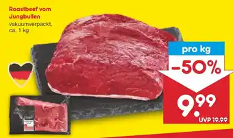 Netto Marken-Discount Roastbeef vom Jungbullen pro kg Angebot