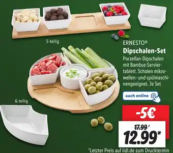 Lidl ERNESTO Dipschalen-Set Angebot