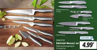 Lidl ERNESTO Edelstahl-Messer/set Angebot