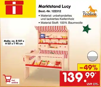 Netto Marken-Discount Pinolino Marktstand Lucy Angebot