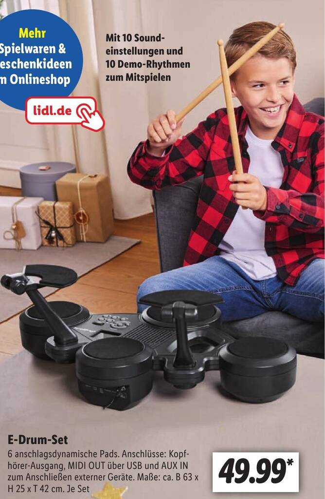 EDrumSet Angebot bei Lidl