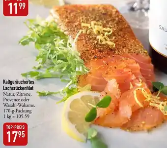 Galeria Markthalle Kaltgeräuchertes Lachsrückenfilet 170-g Angebot