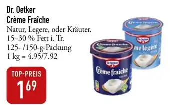 Galeria Markthalle Dr. Oetker Crème Fraîche 125/150g Angebot