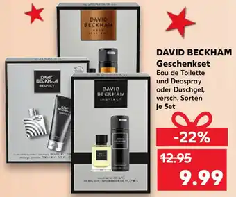 Kaufland DAVID BECKHAM Geschenkset Angebot