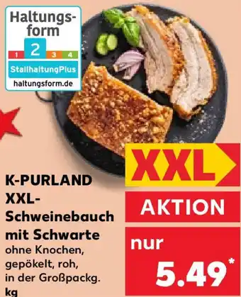 Kaufland K-PURLAND XXL Schweinebauch mit Schwarte Angebot