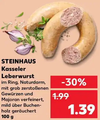 Kaufland STEINHAUS Kasseler Leberwurst 100 g Angebot