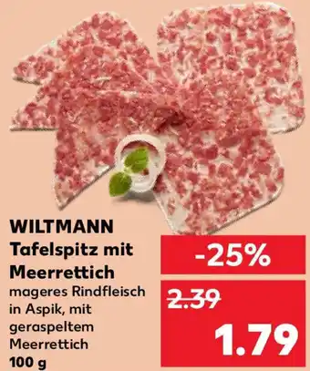 Kaufland WILTMANN Tafelspitz mit Meerrettich 100 g Angebot