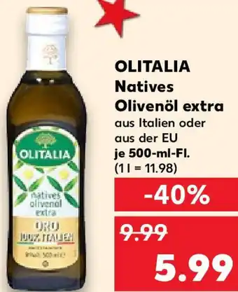 Kaufland OLITALIA Natives Olivenöl extra 500 ml Fl. Angebot