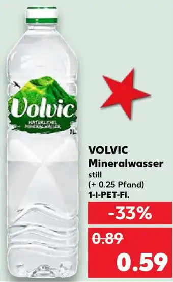 Kaufland VOLVIC Mineralwasser 1 L-PET-Fl. Angebot