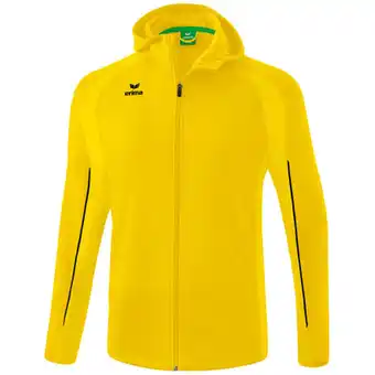 Intersport Erima kinder kapuzensweat liga star training jacket with hood yellow/black 104 Angebot