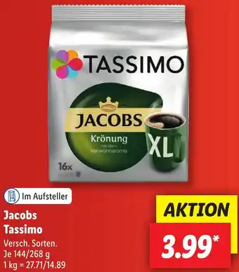 Lidl Jacobs Tassimo 144/268 g Angebot