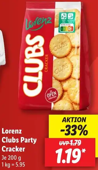 Lidl Lorenz Clubs Party Cracker 200 g Angebot