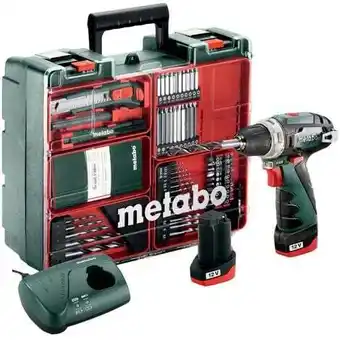 ManoMano 12v powermaxx bs basic set akku-bohrschrauber metabo - 600080880 Angebot