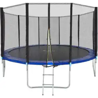 ManoMano Trampolin garfunky mit sicherheitsnetz - fitness trampolin, gartentrampolin, kindertrampolin - 427 cm Angebot