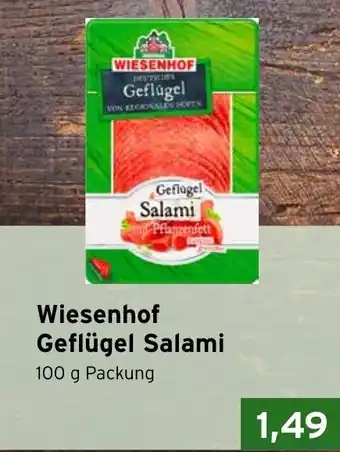 CAP Markt Wiesenhof Geflügel Salami 100g Angebot