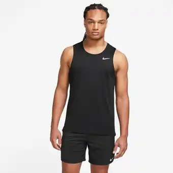 Intersport Nike herren m nk df miler tank black/reflective silv s Angebot