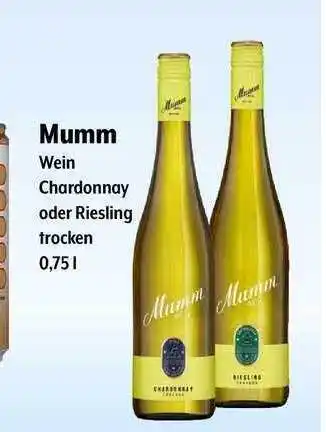 Getränke Hoffmann Mumm Angebot