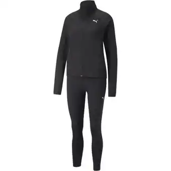 Intersport Puma damen sportanzug active woven suit puma black l Angebot