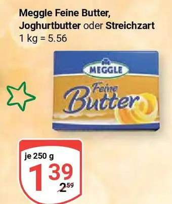 Globus Meggle Feine Butter, Joghurtbutter oder Streichzart je 250 g Angebot