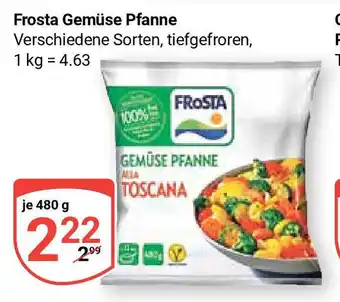 Globus Frosta Gemüse Pfanne Verschiedene Sorten, tiefgefroren, je 480 g Angebot