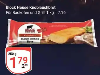 Globus Block House Knoblauchbrot Für Backofen und Grill, 250 g Angebot