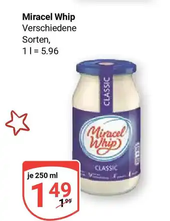 Globus Miracel Whip Verschiedene Sorten, je 250 ml Angebot