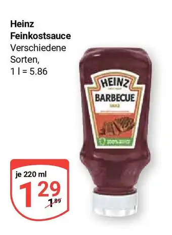 Globus Heinz Feinkostsauce Verschiedene Sorten, je 220 ml Angebot