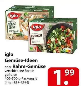 Famila Nord Ost Iglo Gemüse-ideen Oder Rahm-gemüse Angebot