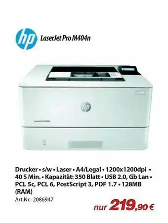 ACom PC Hp Laserjet ProM404n Angebot