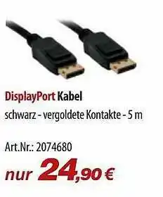 ACom PC Displayport Kabel Angebot