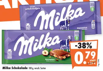 Mäc Geiz Milka Schokolade 100 g Angebot