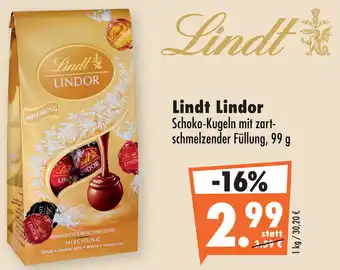 Mäc Geiz Lindt Lindor 99 g Angebot