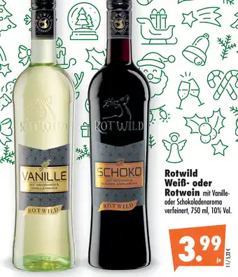 Mäc Geiz Rotwild Weiß oder Rotwein 750 ml Angebot