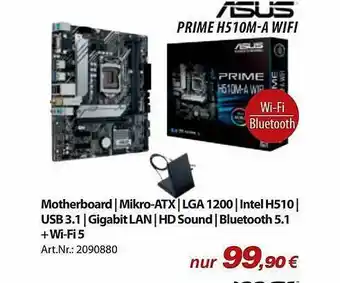 ACom PC Asus Prime H510M-A Wifi Angebot