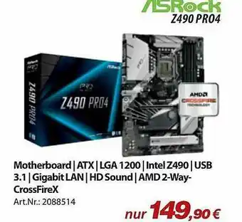 ACom PC Asrock Z490 PRO4 Angebot